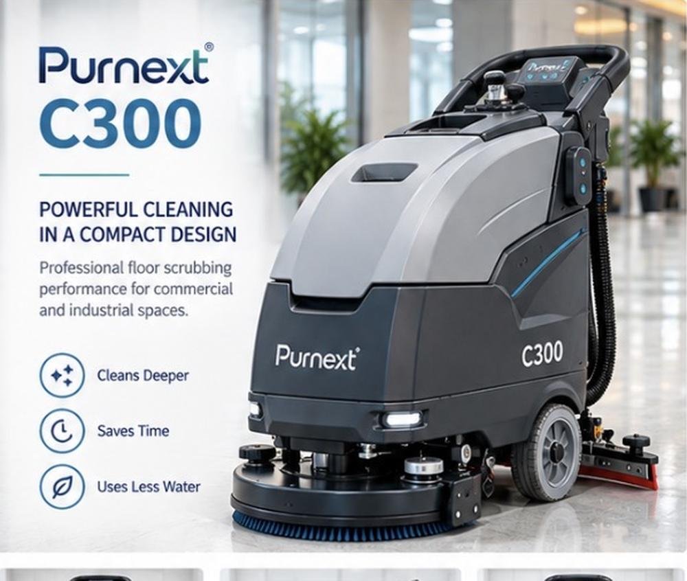 Purnext C300 Walk-Behind Floor Scrubber