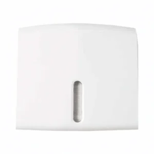 Purnext K620 mini V fold hand towel dispenser in white, front view